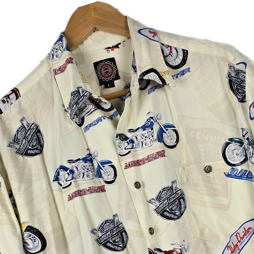 Harley Davidson Tori Richard 50 Years Button Down Shirt